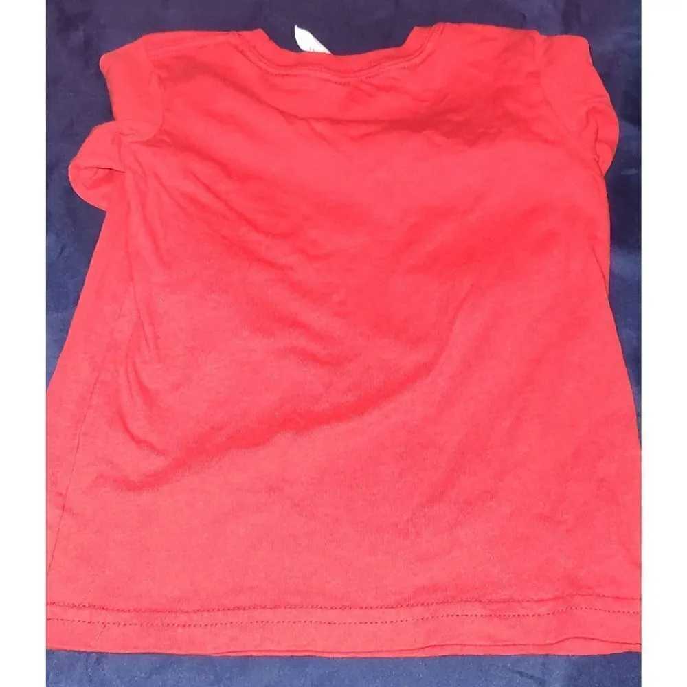 WRIGHTSVILLE BEACH NORTH CAROLINA Kids long sleeve red t shirt Size 2. Rabbit Sk